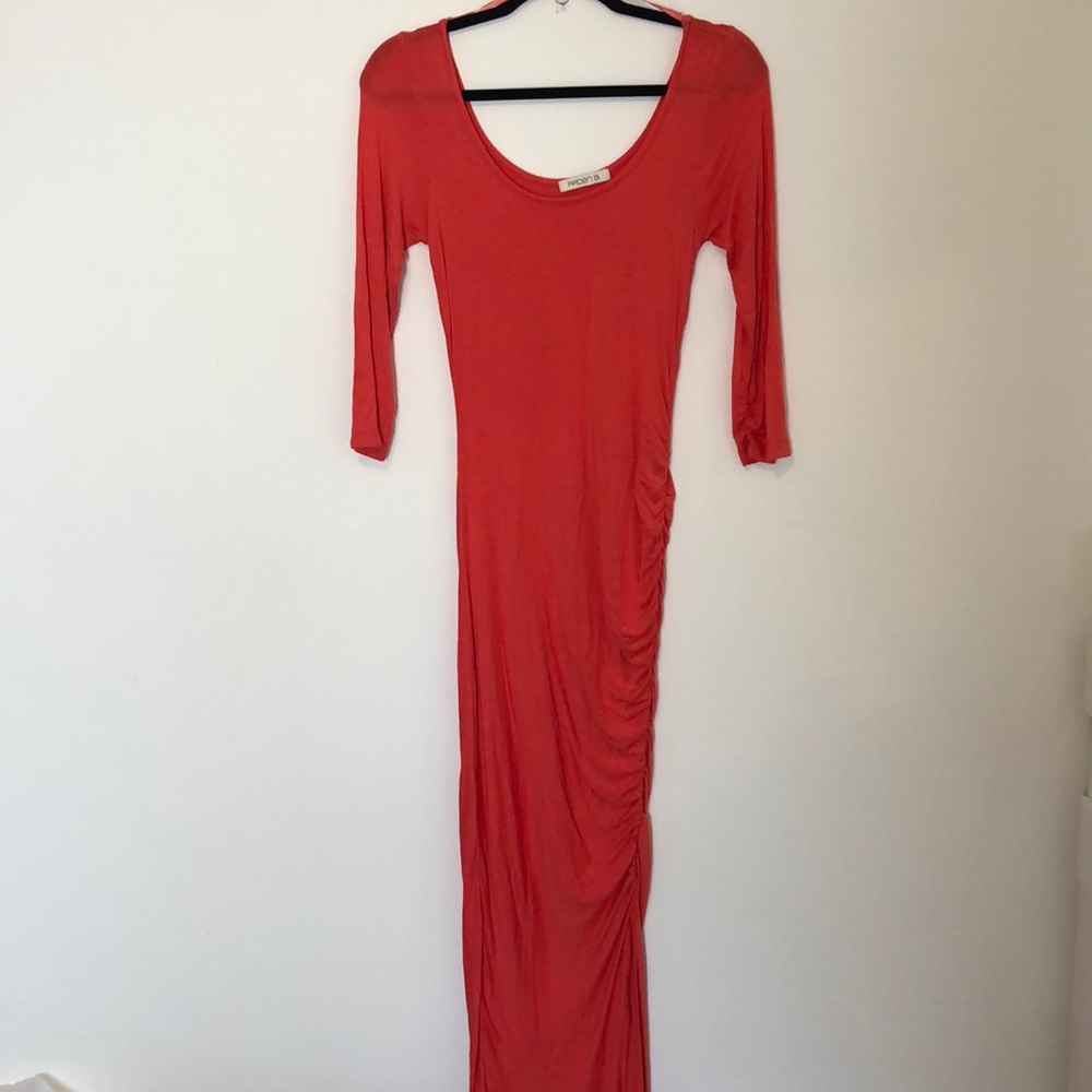 Cotton Maxi dress with slit